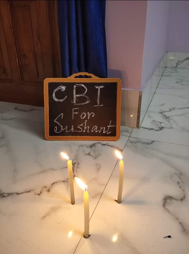AnjaliT41374448's tweet photo. We want CBI for Sushant!

And We are all together in this ✊

#CBIEnquiryForSSR
#WeStandForSushant https://t.co/u2VwqGCEgg