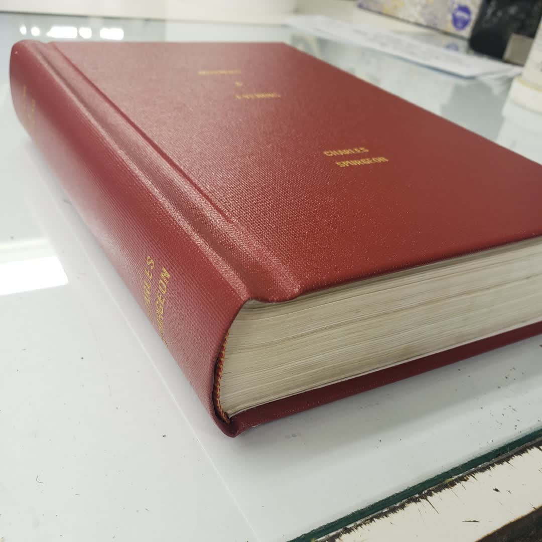 rosbookbinding's tweet image. Morning and Evening was in pieces but now it's sewn together with a sturdier cover that won't tear.