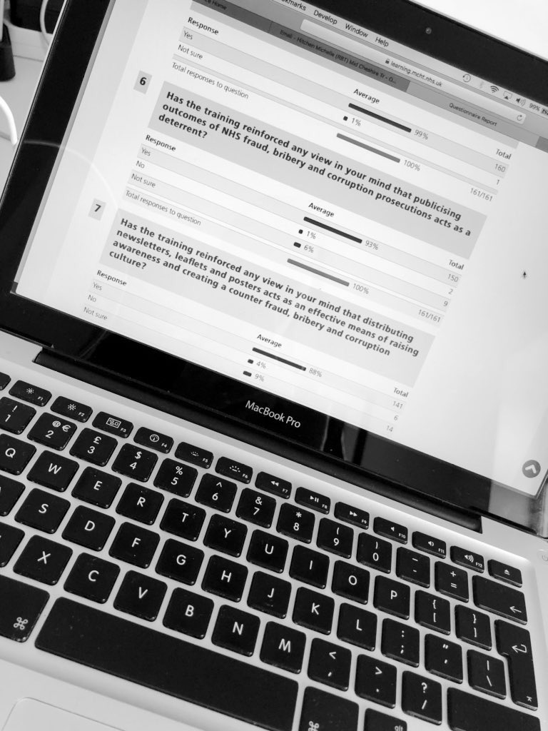 MCHFT_eLearning's tweet photo. Reporting on the Trust Fraud Awareness course. 599 completions this quarter and some really positive, constructive feedback 👏🏻👏🏻 #MCHFTelearning #Fraudawareness https://t.co/vTqlu98eYj