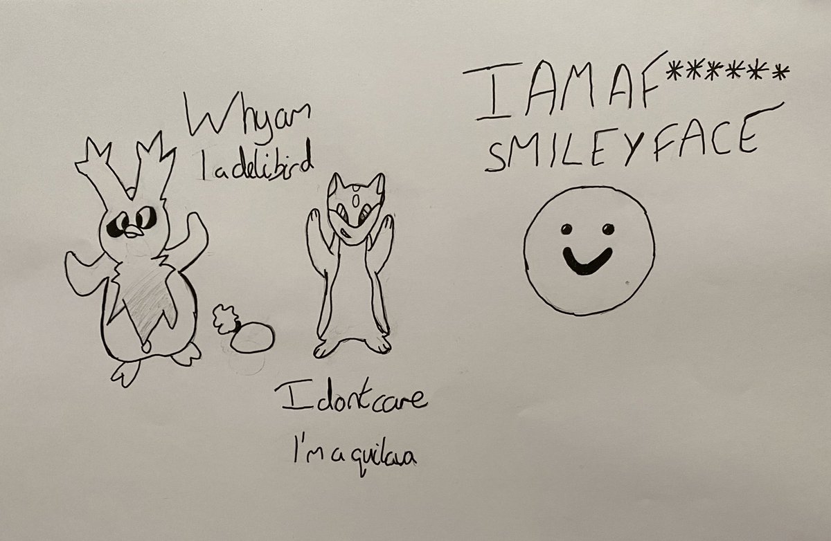 katrandall1985's tweet photo. @LittleZ_SSB My son drew you some fan art and he said to show it to hopcat and poppt1 https://t.co/LeRhSqbWHH