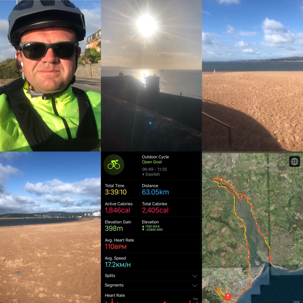 adjer1's tweet image. Today’s adventure to exmouth &amp;amp; back 👍🏼 nice pleasant ride ❤️🚴🏼 #Cycling #Execise #Fitness