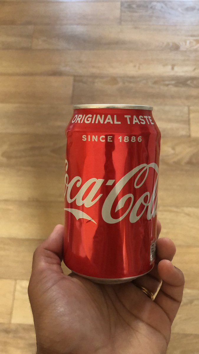 FatimaKholwadia's tweet photo. @CocaCola_GB the cans empty and we haven’t even opened it 🙈🙈 https://t.co/sU7bmvgx5p