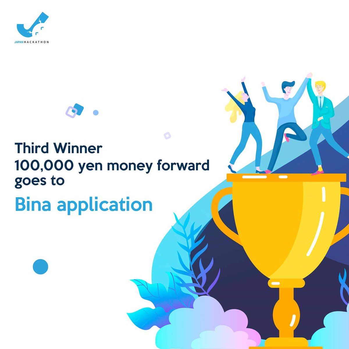 HackathonJapan's tweet photo. Congratulations to our third place winner!!
Bina Application!
We want to thank everyone for their hard work and their participation in our hackathon!
#japanhackathon #japanhackathon2020 #CodeOn https://t.co/E9Y1kuNJPM