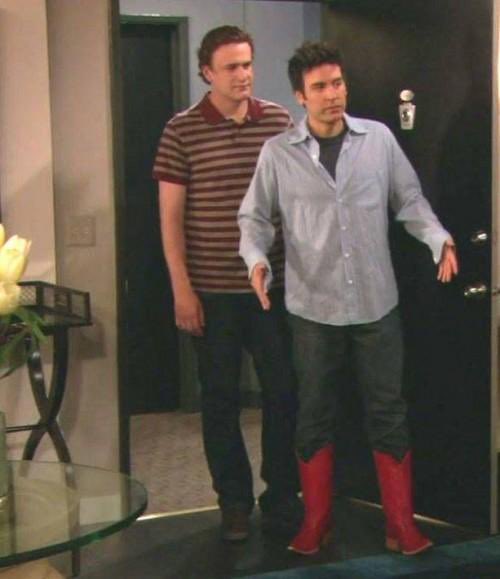 Remember in how I met your mother when Ted bought red boots and everyone sa...