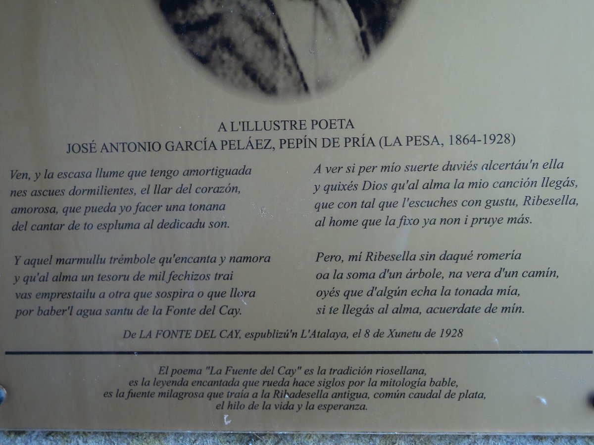 inaciugalan's tweet photo. 6️⃣ Nel oriente, Pin de Pría (1864-1928)>https://t.co/s3HIJbF1sy🚦Tien cai en #Llanes, #Ribeseya, #Corvera y #Xixón 📜Tien placa en La Fuentina (Ribeseya), en #Llavandera (Xixón), onde punxo escuela y nel so pueblu de Pría (Llanes) ⚠️¿L’autor n’#asturianu con más cais y plaques?⤵️ https://t.co/RbARv600H4