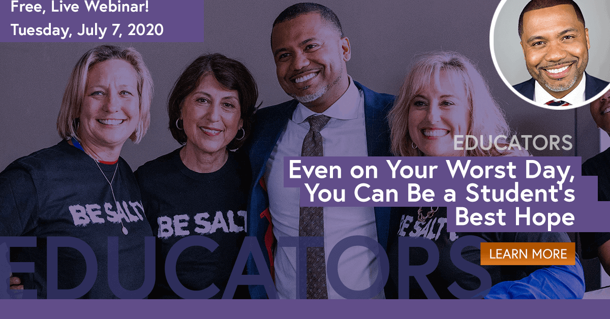 ManuelScott's tweet photo. Educators, join me on a free, live webinar: Even on Your Worst Day, You Can Be a Student's Best Hope. Save your spot: https://t.co/jrCPhyURFh https://t.co/vnkTwlNU12