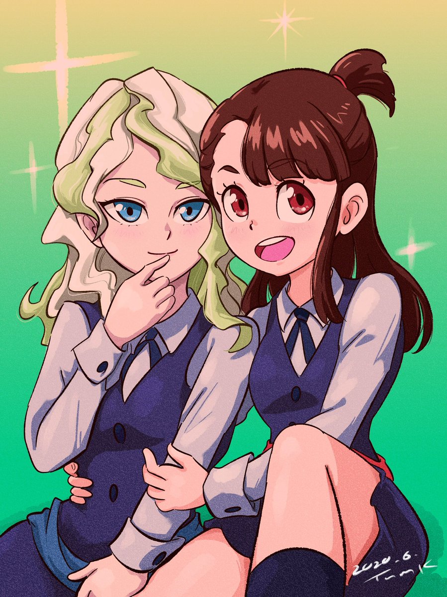 ダイあこ Lwa Jp Lwa リトルウィッチアカデミア ダイア ツネモクのイラスト ダイあこ Lwa Jp Lwa リトルウィッチアカデミア ダイア ツネモクのイラスト