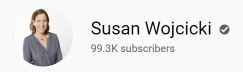 JackMasseyWelsh's tweet photo. When @SusanWojcicki hits 100k she'll get a letter from herself congratulating her https://t.co/zYHEhdbrbI