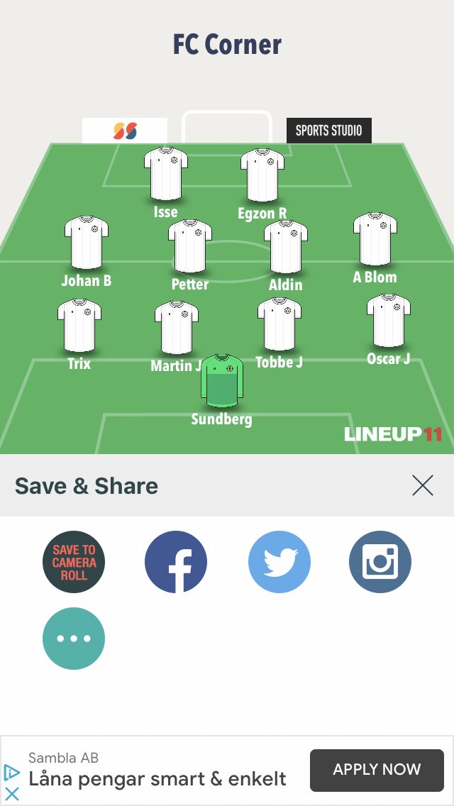 Dagens startelva mot Nossebro IF kl 14:00 på Stenporten👊