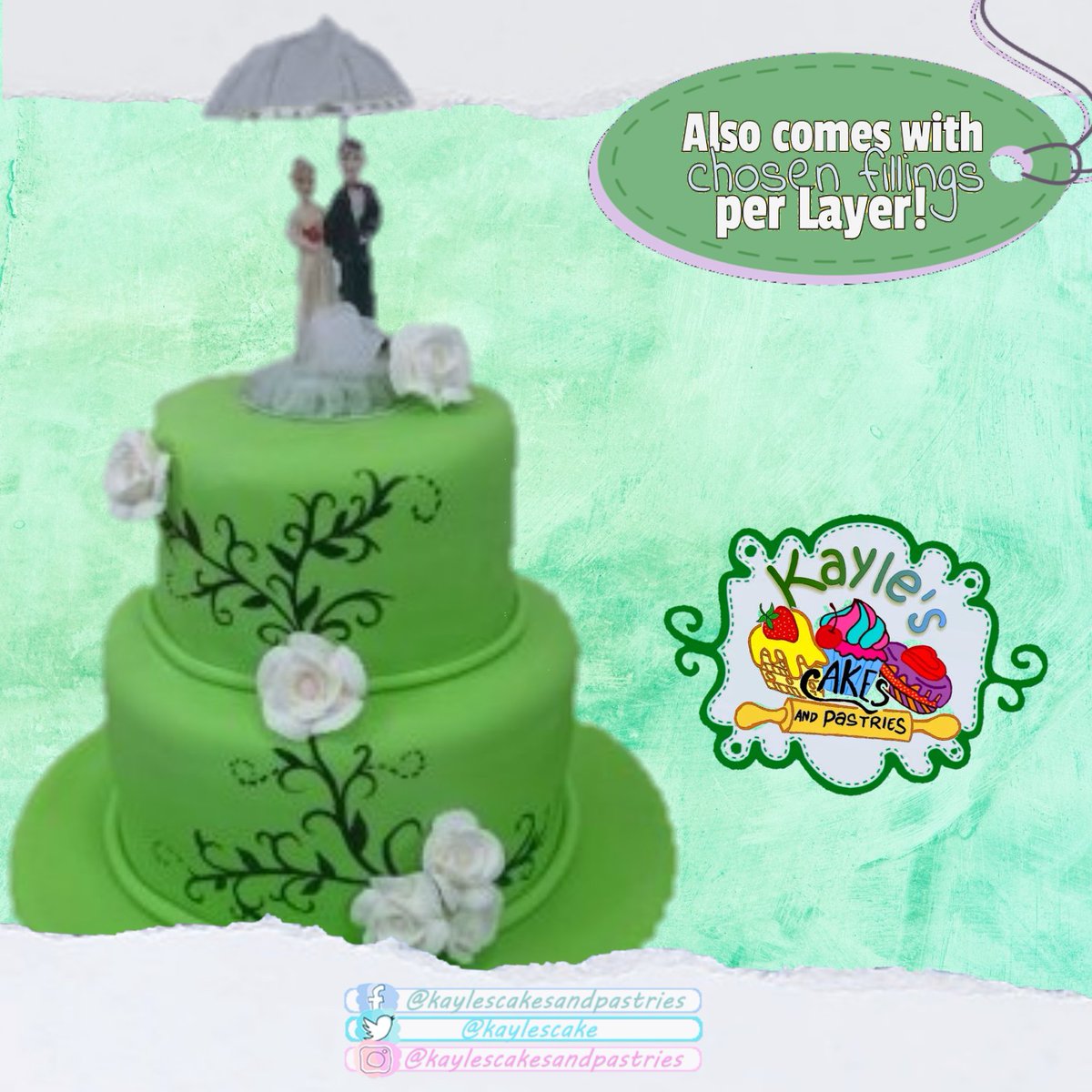 kaylescake's tweet photo. You got rejected because they don't accept same day reservation?
𝗪𝗼𝗿𝗿𝘆 𝗻𝗼 𝗺𝗼𝗿𝗲, Because we got you covered! Order now!
#Kayle'sCakesAndPastries
#CustomizedCakes⠀
#DesignCakes
#ThemedCakes
#FondantCakes⠀
#Boiled-IcingCakes
#Green-ThemedCakes https://t.co/0UXcv5CD2r