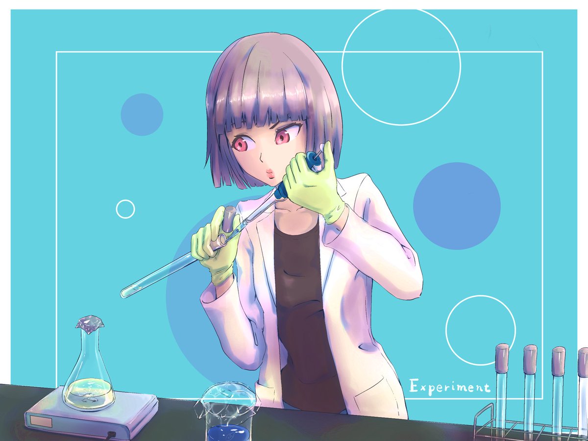 かつたヨウハチ 日曜テーマ フリー 146日目 Experiment 5時間 毎日投稿女の子イラスト 女の子イラスト 1日1絵 実験