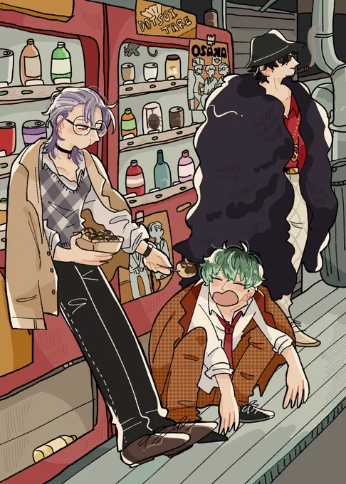 イラスト本の表紙にしよと思って何ヶ月か前に描いてたけど、「ちょっと前の自分の絵全然納得いかん」期がきてしまってボツにしたから供養する 