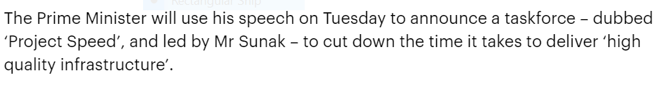What to make of "Project Speed", which the government is briefing this weekend? And what of the economic stimulus  @BorisJohnson &  @RishiSunak are set to announce? http://dailym.ai/2Zcmp1I  1/