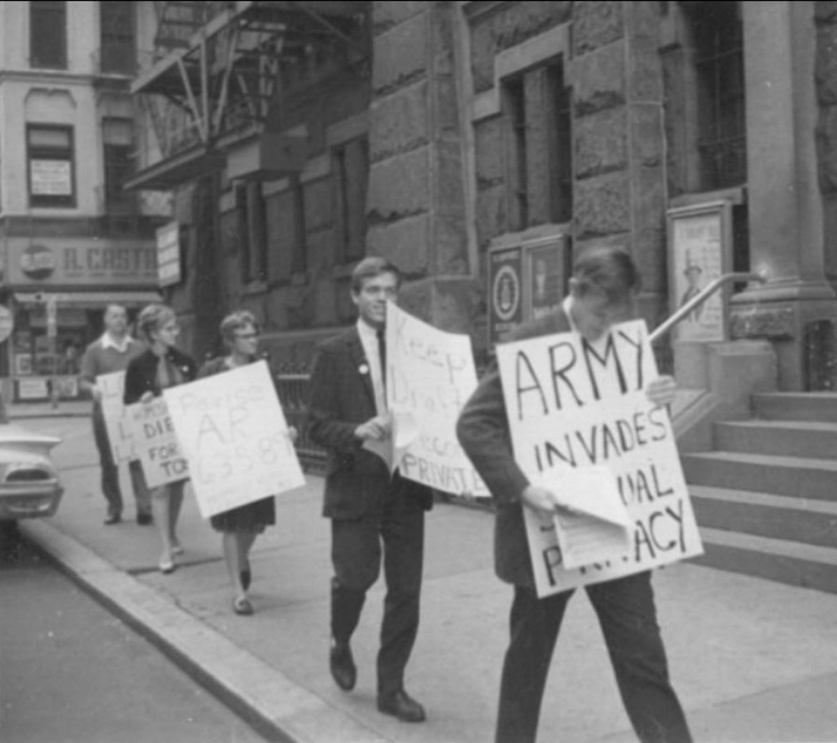 4/ ... the Whitehall Induction Center on September 19, 1964. In 1965, he participated in the first gay demonstration at the White House. From there, again in 1965, Craig went on to conceive of what was to be a five year series of picketing at Independence Hall in Philadelphia..