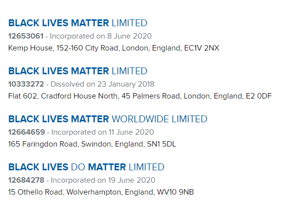 BLM UK is not a registered charity. There are a few registered companies using the words "Black Lives Matter", several of which were registered in the last couple of weeks, but I don't know if any of them are the same "BLM UK".