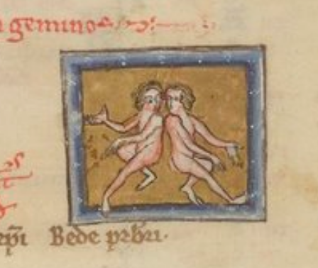 "Dance naked with me, bro."(BnF, MS Latin 238, f. 3)