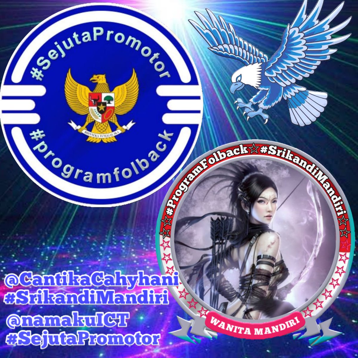 💝 OPEN PROMOTE TANDEM 💝
#SrikandiMandiri
#SejutaPromotor 

Kami bersama menuju 5k
Tahapan follow - folback
Lewati dengan ikhlas

 Cc
<a href="/TheArieAir/">Arie Dirgantara</a> 
@tjhinfar21
<a href="/wiwikherma/">Wiwik Hermawati</a>
<a href="/Chaterinee_08/">KETTY</a>
<a href="/silentreadeer/">Evan Bastian</a> 

Follow👇🏻
<a href="/CantikaCahyhani/">Bunda Cantika</a>
<a href="/namakuICT/">KokoLatoS #StopRacism SPB 28</a> 

Rt + ❤
Reply : Tq #programfolback