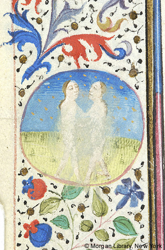 Censored! Which the next image won't be!(Morgan Library, MS m28, f. 005v)