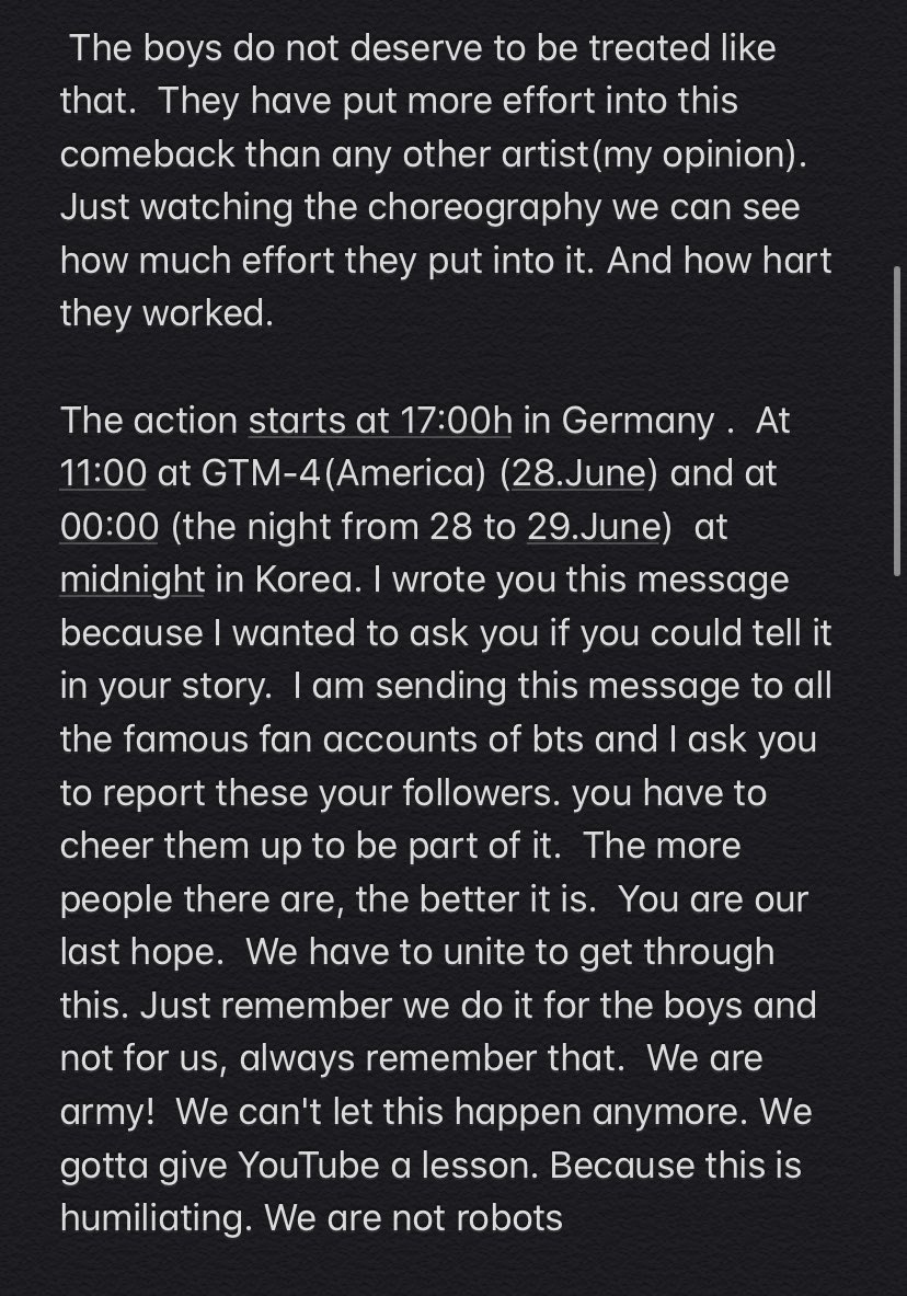 kimtaeyours's tweet photo. [ctto] i think we should trend those hashtags #YoutubeTreatBTSBetter #YtBring98MBack https://t.co/bzeztRDkxv
