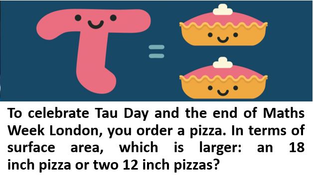 Bobby_Seagull's tweet photo. @numberphile @FryRsquared @SLSingh @standupmaths @MarcusduSautoy @alexbellos Happy #TauDay @Numberphile family!

Based on a viral puzzle, here's @BBCr4today #PuzzleForToday I wrote with @MathsAppeal podcast co-host Susan @DoTheMathsThing to also celebrate @mathsweekldn

Should tau replace pi for circle circumference?🤔
C = 2 x pi x radius
C = tau x radius https://t.co/s7oDhhgpt7