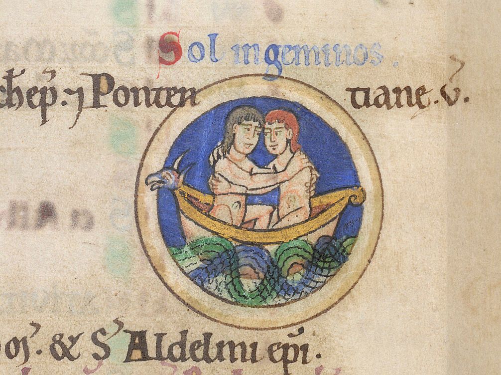 Some images are just *obviously* gay, though. (BL, MS Lansdowne 383, f. 5)