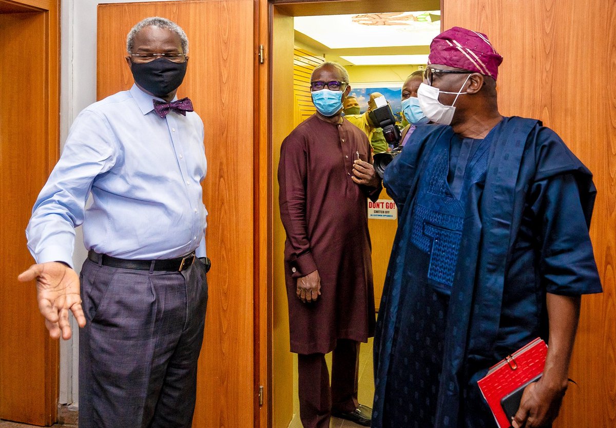 Babajide Sanwo-Olu on Twitter: "It gives me great joy to celebrate with  former Governor of Lagos state @tundefashola on the occasion of his  birthday today. SAN Babatunde Fashola set a high bar