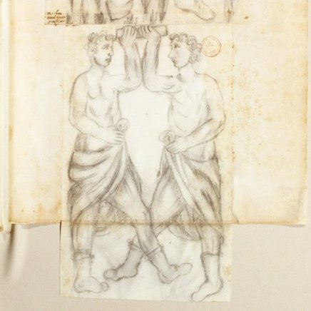 So much of queer history has been in representations that are not explicit but are meant to signal quietly to others who feel the same way. When I post medieval art and say it's gay, I get pushback about anachronism and "reading into it."(BNF Français 8648, fol. 112, France)