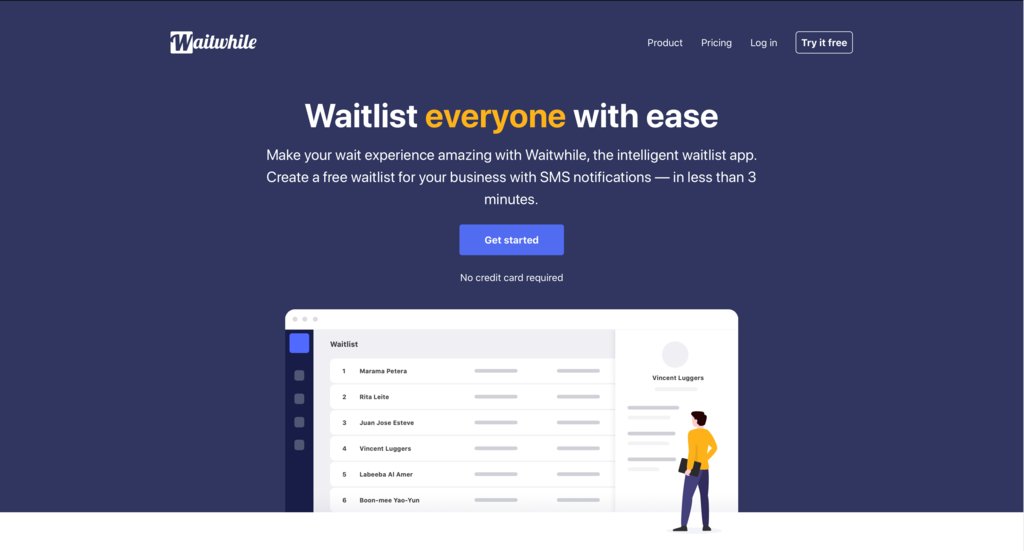 Featured image of post Waitwhile App Waitwhile is a smart waitlist app to manage guest waitlists in a smarter way for any type of business