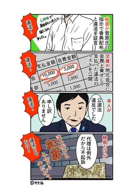 菅原不起訴許せないので描いておきます。
検察の代わりに有権者が正義を果たしてくれますように。
#ゆきほ漫画 