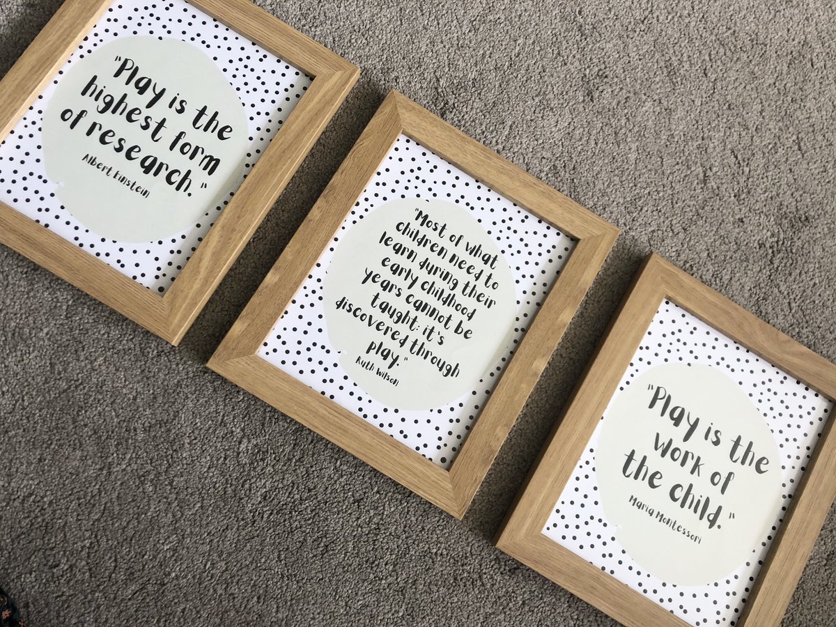 MrsGEYFS's tweet photo. Think they’ll get the gist? I might put these in my entrance way into my nursery classroom next year. There’ll be lots of info going to parents (and other staff) about how EY is not ‘just play’ @EYTagteam #eytwittertagteam #teamearlychildhood #eytalking #eyshare #eymatters https://t.co/nHh28TNb2K