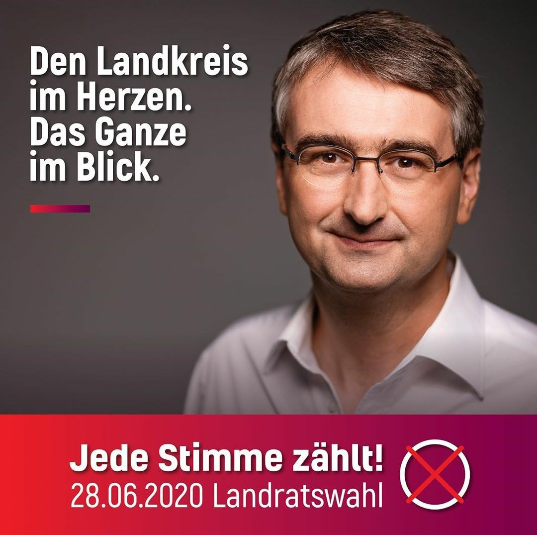 Heute gilt es - viel Erfolg für #MarkoWolfram für die Landratswahl in #SaalfeldRudolstadt! 
#dasganzeimblick #Thueringen @SPDThueringen