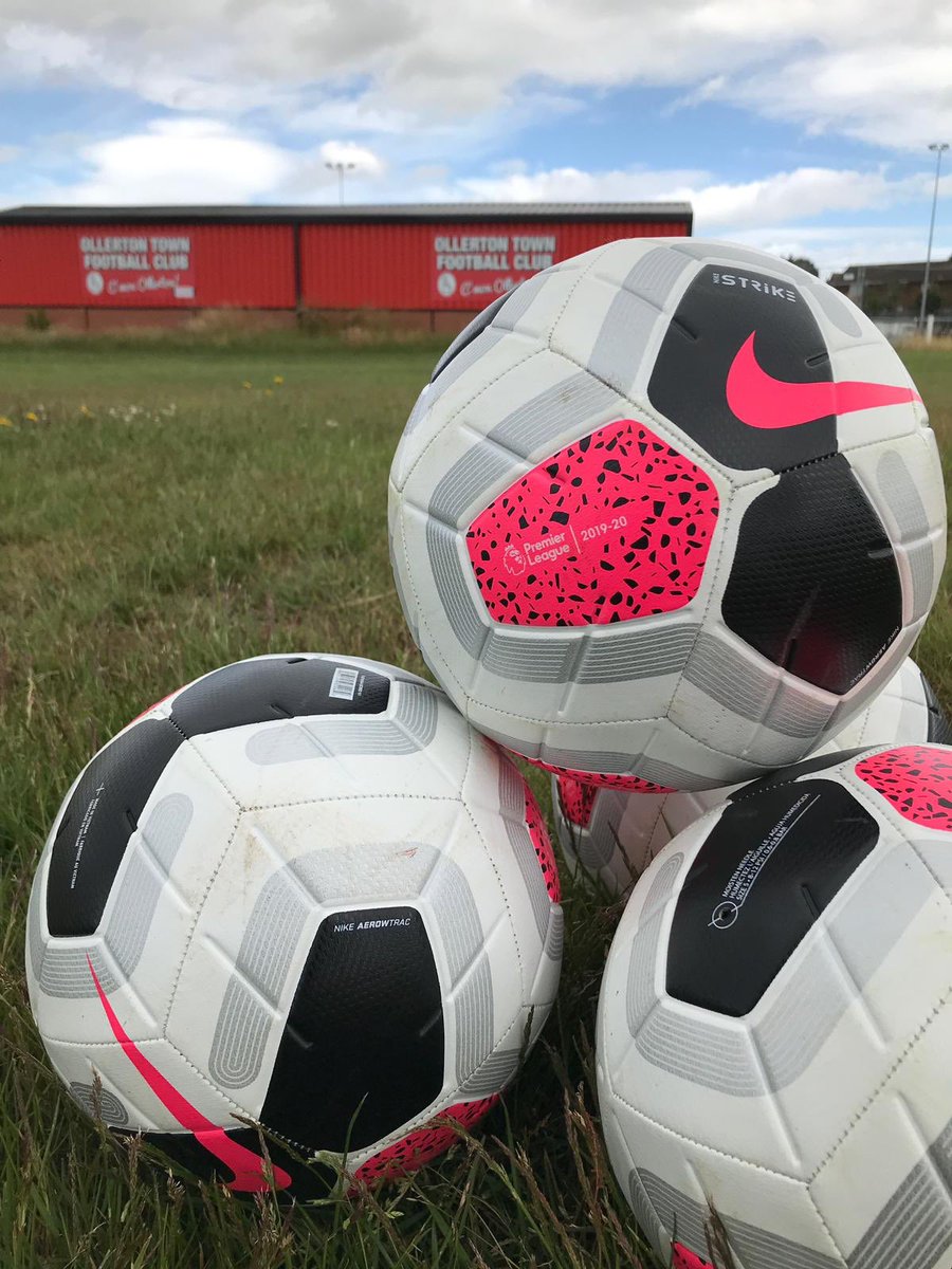 OllertonTownLFC's tweet photo. Pre-Season | First day of socially distanced pre-season today. Great to be back on grass, we’ve missed this feeling 👍🏼⚽️🔴 #WATAW https://t.co/dAVEnQuQHb