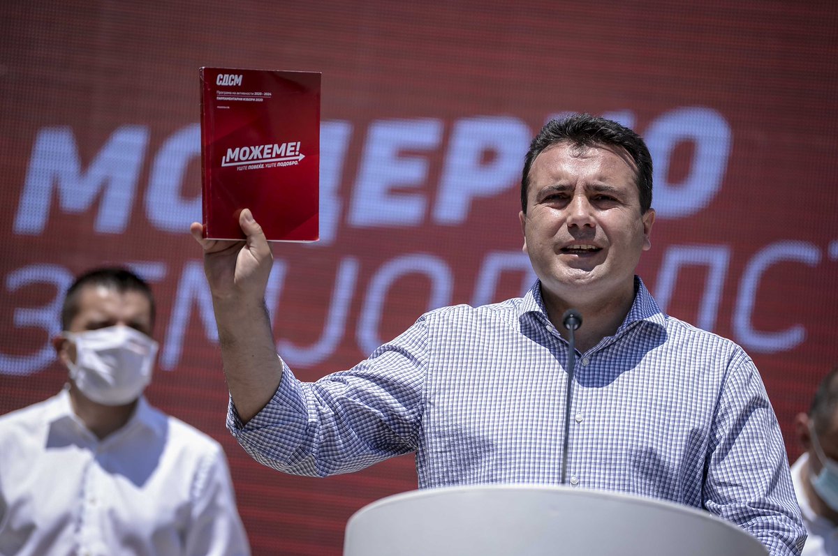 Zoran_Zaev's tweet photo. #Можеме е македонски модел за раст на платите, за грижа за сите граѓани и за напредок на државата!🇲🇰

Имаме јасна визија и план за наредните 4 години. По 15 јули програмата на Коалицијата #Можеме станува Програма на Владата за период 2020-2024.

👉https://t.co/gsQXy3iuC0 https://t.co/OTxy5b27on