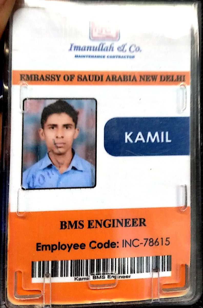 ErkamilG's tweet photo. @KSAMOFA I work in the maintenance department at the Embassy of Saudi Arabia. On 22 March I stopped coming to the office in the embassy as per the instructions of the embassy.  I was given 1 month salary by the Embassy's Appointment Company and I got half of the salary in May. https://t.co/9DMIQcMF27