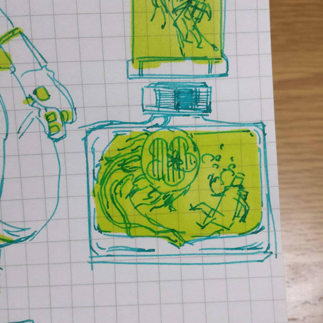 m_kotonari's tweet photo. インクの中にもなにかいた #日々描く #潜墨士 #inkdiver https://t.co/i6qSvPvW1t