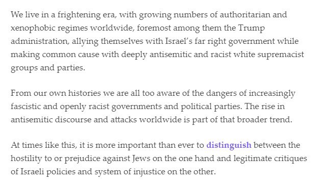 More than 40 Jewish groups around the world in 2018 opposed "cynical and false accusations of antisemitism that dangerously conflate anti-Jewish racism with opposition to Israel’s policies and system of occupation and apartheid".  https://jewishvoiceforpeace.org/first-ever-40-jewish-groups-worldwide-oppose-equating-antisemitism-with-criticism-of-israel/