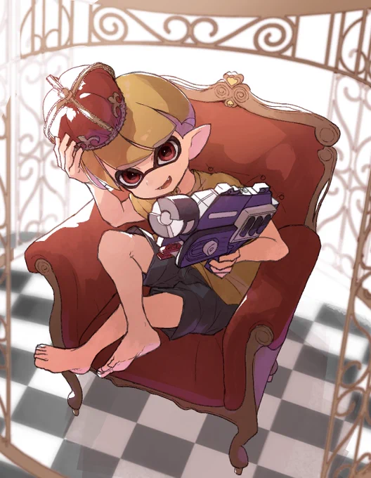 ぷれみあさん(@ Puremia_spla )!
すげー楽しくかっこよく描かせていただきました…!
ぷれみあ感あふれ出てます…! 