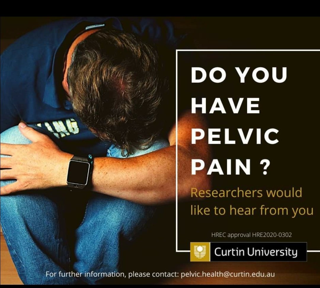 *Research questionnaire*

Dr Judith Thompson <a href="/KJaneChalmers/">Dr Jane Chalmers 🧠</a> <a href="/KarenCrudden/">Karen</a> <a href="/AlannaBarwood/">Alanna Barwood</a> questionnaire for men &amp; women living with pelvic pain <a href="/CurtinUni/">Curtin University</a>:
 curtin.au1.qualtrics.com/jfe/form/SV_78…

Please share with ♀️♂️
<a href="/APP_IASP/">Abd and Pelvic Pain</a>
@SandyHiltonPT <a href="/jilly_bond/">Jilly Bond</a> <a href="/Physiobil/">Bill Taylor</a> <a href="/KatrinePeterse9/">Katrine Petersen</a> <a href="/ThePOGP/">POGP</a>