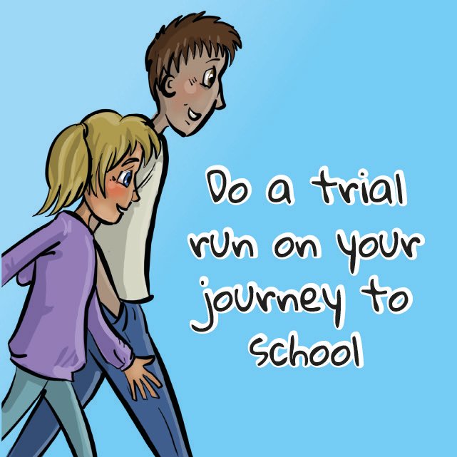 Warwickshire_CC's tweet photo. Practise the journey to & from school with an adult or an older person to give you confidence that you know the route and how long it will take. If you need to use public transport, try out the journey so you know what you need to do and what you need to take. #yr6transition https://t.co/ovgwm9aXv7