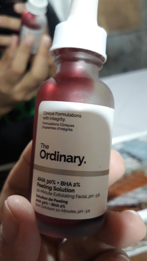 mortal_paradox's tweet photo. After almost 6 months of usage(once a week) Am bout to finish this 30ml bottle and it really did wonders to my skin. Recommending it to whoever sees this😅🙌
#thordinary #skincare https://t.co/yieNVFmMX9