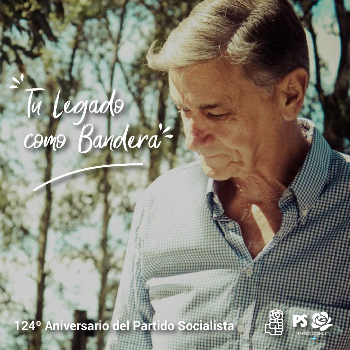 JsLaplata's tweet photo. Se cumplen 124 años de la fundación de nuestro querido #PartidoSocialista. Hoy y todos los días, tu legado como bandera #HermesBinner https://t.co/wzQxm2MLXg