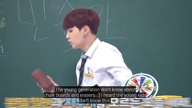 Do you remember when you clapped two chalk erasers together? And you would do it in front of your friend’s face to make them angry... Or maybe that was just me.  @bts_twt