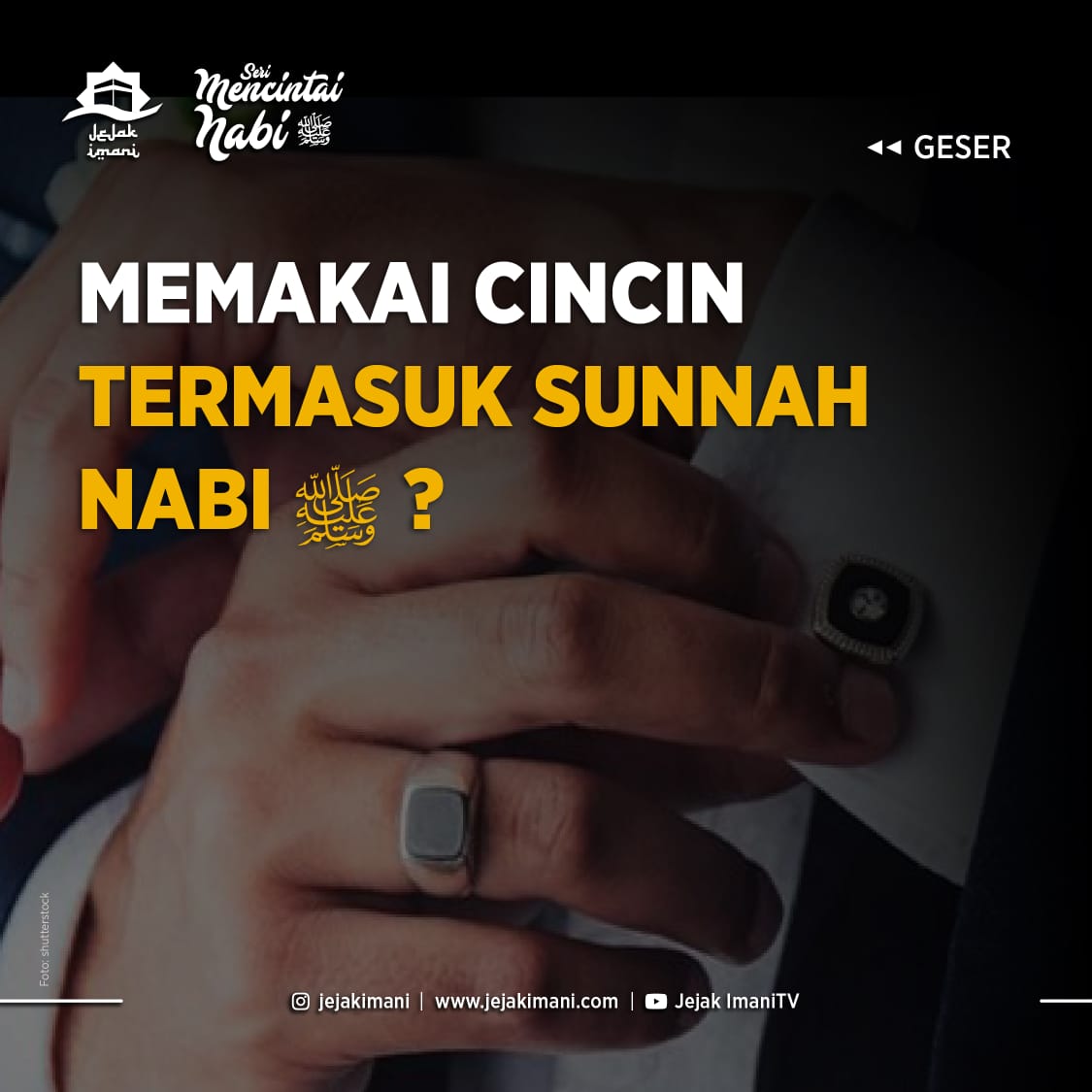 ট ইট র Hajj Umrah Islamictours Memakai Cincin Termasuk Sunnah Nabi ﷺ Memakai Cincin Bukanlah Suatu Sunnah Yang Ditekankan Artinya Bukan Sunnah Yang Dianjurkan Bagi Setiap Orang Memakai Cincin Tersebut Hanyalah