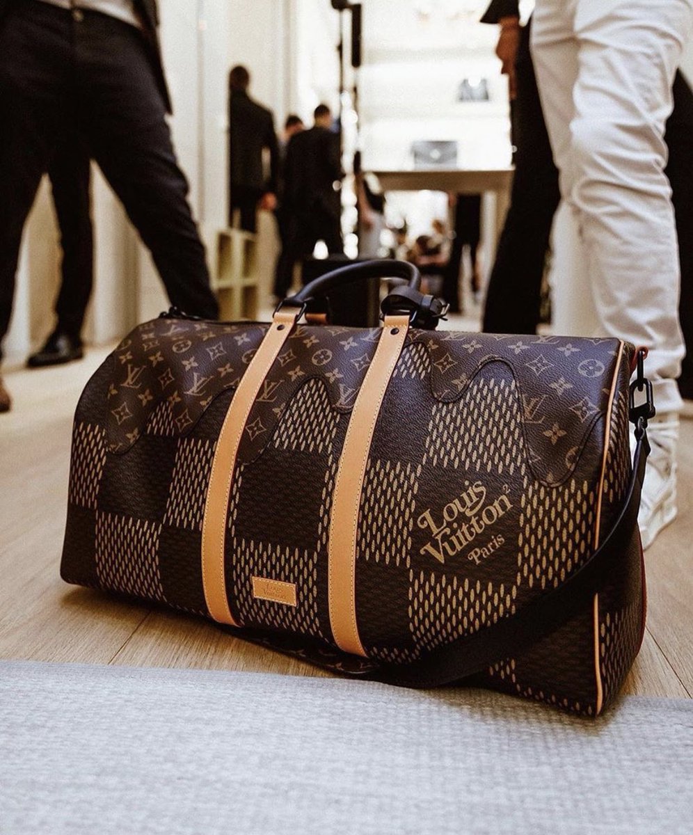 Louis Vuitton x Nigo Reverse Monogram Striped Keepall Bandouliere