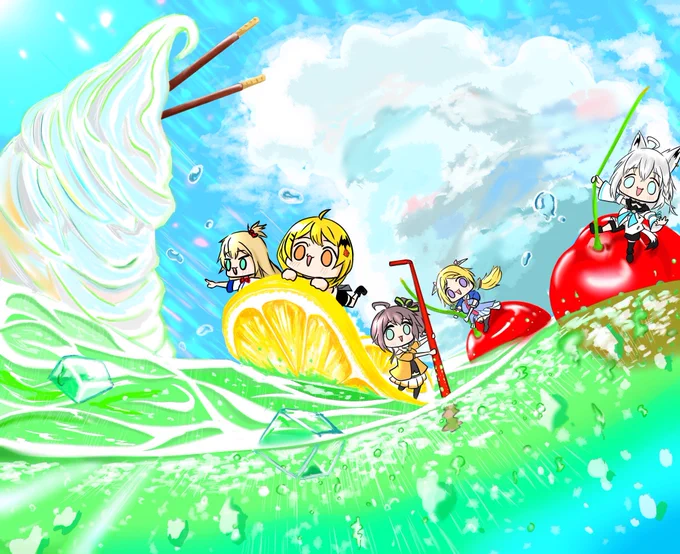 #俺は神絵師だフォローしろ
トレンド入りしてるじゃないですか。
神絵師ではないけど便乗。
最近描いたやつ。 