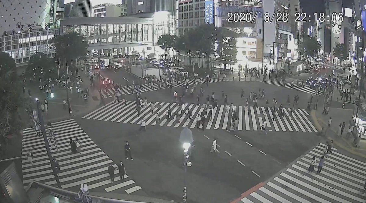 渋谷 スクランブル 交差点 ライブ