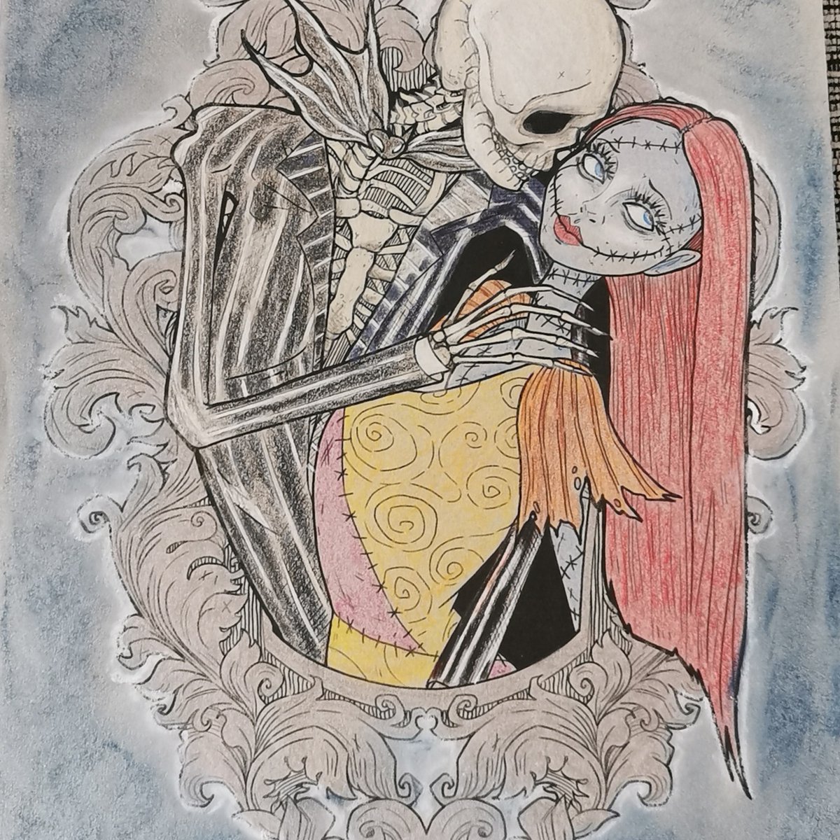 flay_mel's tweet photo. Beautiful commission drawn for me by the wonderful Lisa Mitrokhin. #adultcoloring #lisamitrokhin https://t.co/zfRmqhInq6