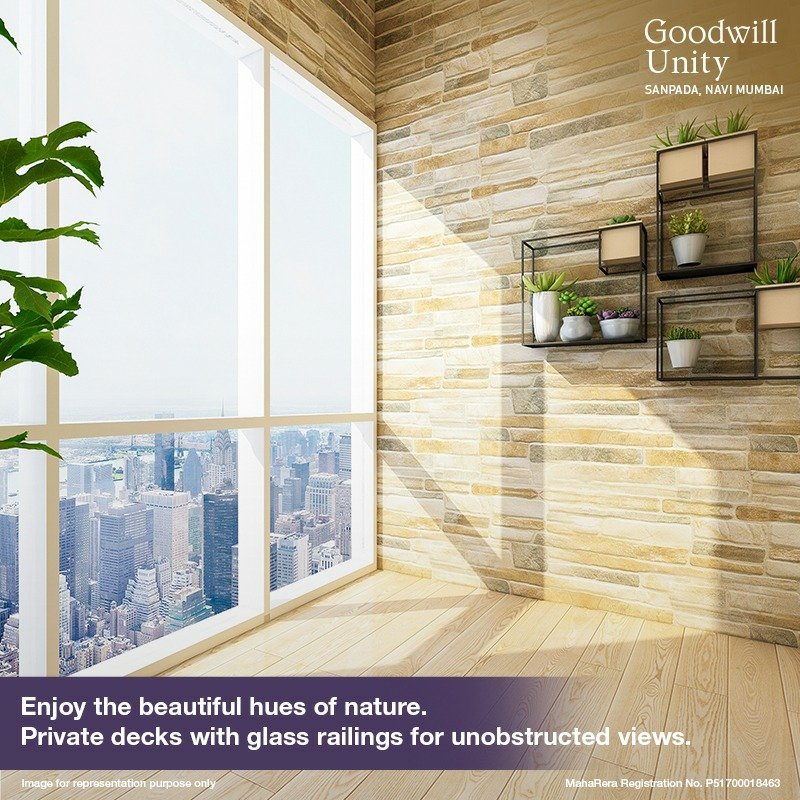Goodwill_Develo's tweet photo. The splendid vistas of the serene skyline of #NaviMumbai and the glittering city of #Sanpada await you at your luxurious abode at #GoodwillUnity. 
Read More: https://t.co/GnEeN64uMs
#GoodwillDevelopers #2BHK https://t.co/pCmagOFe8u