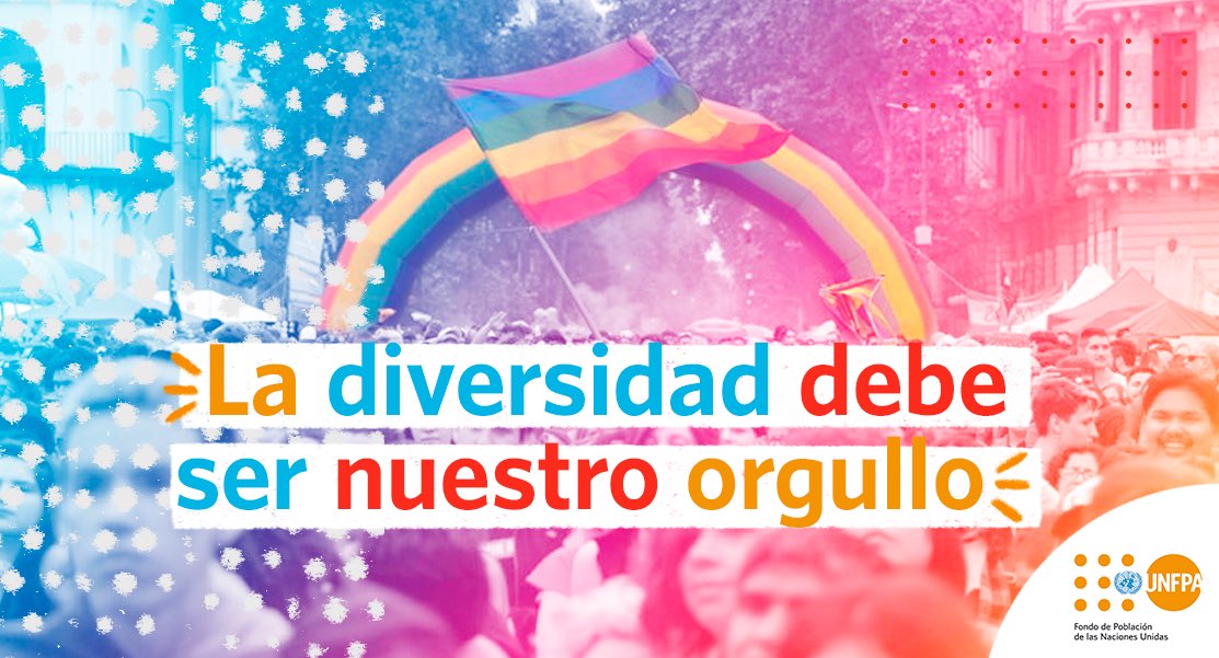 UNFPAargentina's tweet photo. La igualdad y la inclusión de las personas #LGBTIQ debe ser el horizonte de la #NuevaNormalidad
 
En el Día del #Orgullo2020  alzamos la voz por un mundo que celebre y respete la diversidad 📣🌈✊🏽 #OrgulloLGTBI

#Orgullo #DiadelorgulloLGTBI #LoveIsLove https://t.co/sydbjd26M8