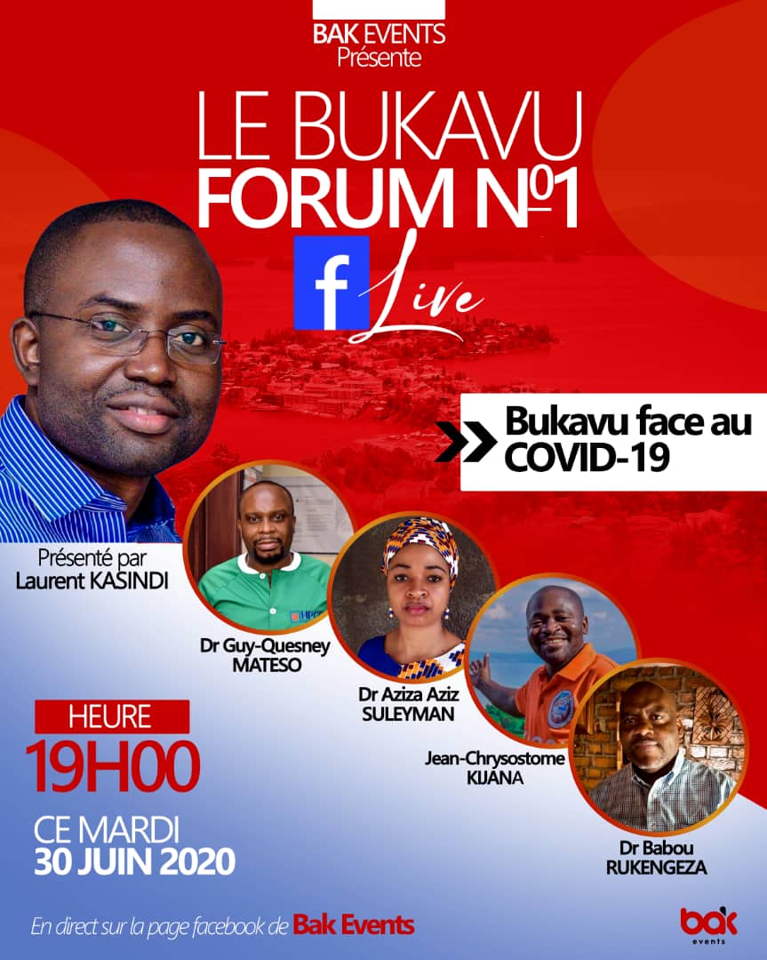 WEBINAR ALUMNI <a href="/ucbukavu/">UCB</a> &amp; #BUKAVU_FORUM N° 1 (ÉDITION SPÉCIALE INDÉPENDANCE) 

Date: 30.06.2020 à 19H:00 de Bukavu
Sujet: #BUKAVU_FACE_AU_COVID19, Capacités locales et contribution des acteurs locaux 
Lien Zoom:
us02web.zoom.us/j/85729667495 
Nº du webinaire : 857 2966 7495